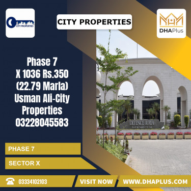 23 Marla Residential Plot for Sale in Sector X -  Phase 7, Lahore - (DP-38457)