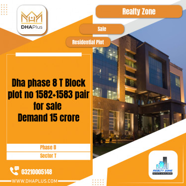 1 Kanal Residential Plot for Sale in Sector T -  Phase 8, Lahore - (DP-38479)