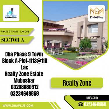 5 Marla Residential Plot for Sale in Sector A -  Phase 9 Town, Lahore - (DP-38480)