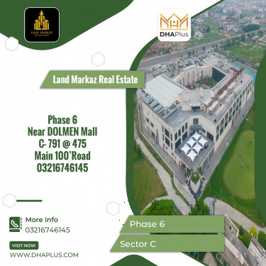 1 Kanal Residential Plot for Sale in Sector C -  Phase 6, Lahore - (DP-38495)