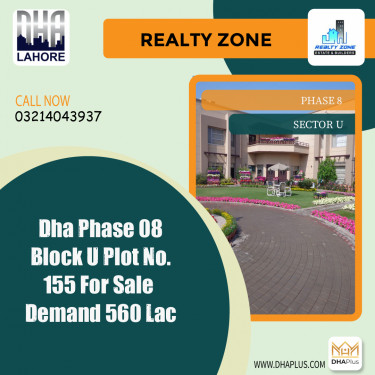 1 Kanal Residential Plot for Sale in Sector U -  Phase 8, Lahore - (DP-38543)