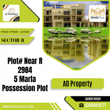 5 Marla Residential Plot for Sale in Sector R -  Phase 9 Prism, Lahore - (DP-38573)