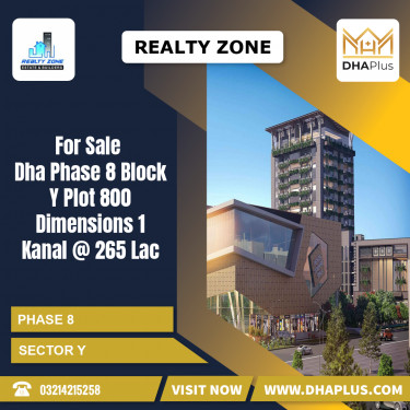 1 Kanal Residential Plot for Sale in Sector Y -  Phase 8, Lahore - (DP-38587)