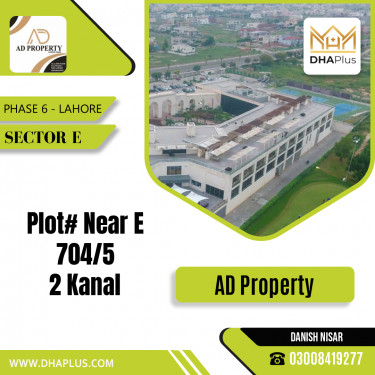 2 Kanal Residential Plot for Sale in Sector E -  Phase 6, Lahore - (DP-38604)