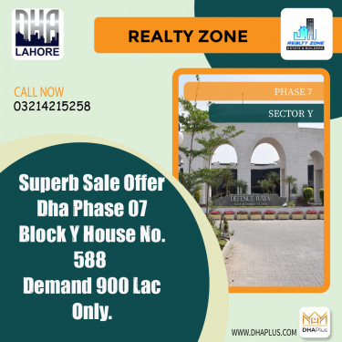 1 Kanal Residential House for Sale in Sector Y -  Phase 7, Lahore - (DP-38694)