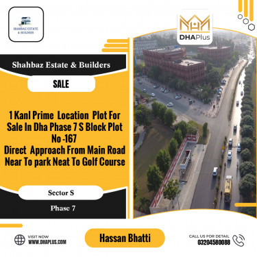 20 Marla Residential Plot for Sale in Sector S -  Phase 7, Lahore - (DP-38748)