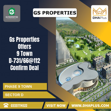 5 Marla Residential Plot for Sale in Sector D -  Phase 9 Town, Lahore - (DP-38769)