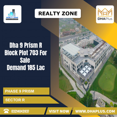 10 Marla Residential Plot for Sale in Sector R -  Phase 9 Prism, Lahore - (DP-38791)