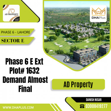 5 Marla Residential Plot for Sale in Sector E -  Phase 6, Lahore - (DP-38795)