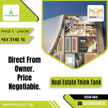 10 Marla Residential Plot for Sale in Sector M -  Phase 5, Lahore - (DP-38810)