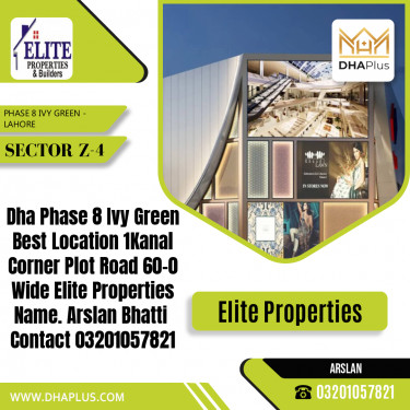 1 Kanal Residential Plot for Sale in Sector Z-4 -  Phase 8 Ivy Green, Lahore - (DP-38840)
