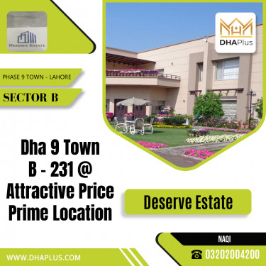 5 Marla Residential Plot for Sale in Sector B -  Phase 9 Town, Lahore - (DP-38855)