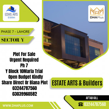 30 Marla Required Residential Plot in Sector Y -  Phase 7, Lahore - (DP-38917)