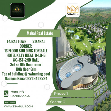 2 Kanal Commercial Plaza for Sale in Sector A -  Phase 1, Lahore - (DP-39004)