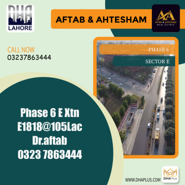 5 Marla Residential Plot for Sale in Sector E -  Phase 6, Lahore - (DP-39015)