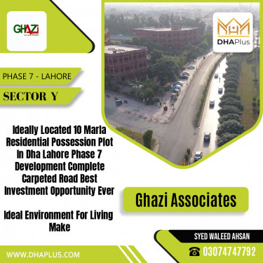 10 Marla Residential Plot for Sale in Sector Y -  Phase 7, Lahore - (DP-39017)