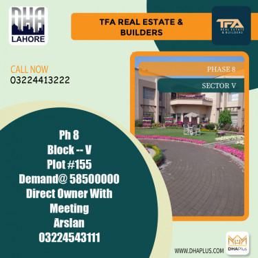 22 Marla Residential Plot for Sale in Sector V -  Phase 8, Lahore - (DP-39047)