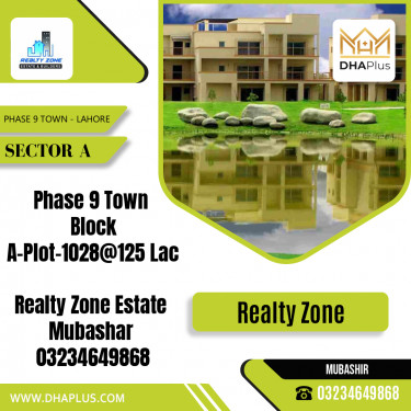 5 Marla Residential Plot for Sale in Sector A -  Phase 9 Town, Lahore - (DP-39052)