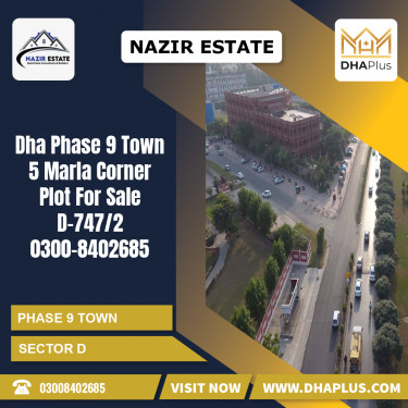 5 Marla Residential Plot for Sale in Sector D -  Phase 9 Town, Lahore - (DP-39062)