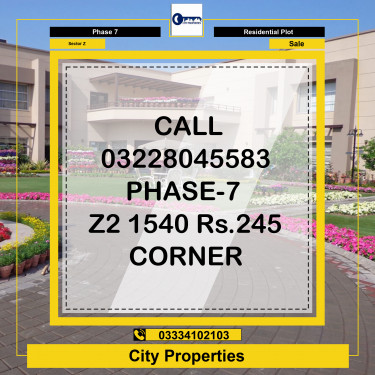 1 Kanal Residential Plot for Sale in Sector Z -  Phase 7, Lahore - (DP-39073)