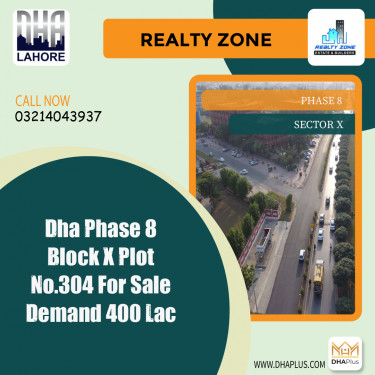 1 Kanal Residential Plot for Sale in Sector X -  Phase 8, Lahore - (DP-39074)