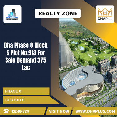 1 Kanal Residential Plot for Sale in Sector S -  Phase 8, Lahore - (DP-39076)