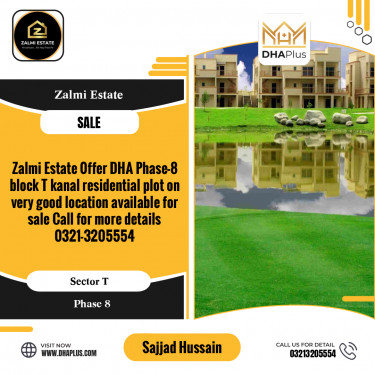 1 Kanal Residential Plot for Sale in Sector T -  Phase 8, Lahore - (DP-39120)