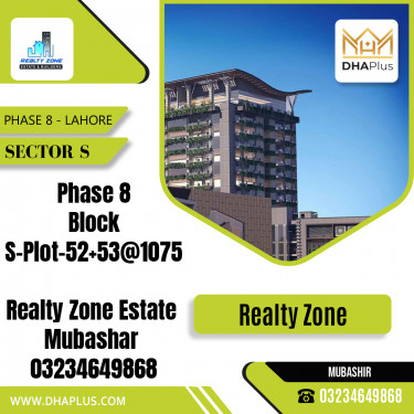 2 Kanal Residential Plot for Sale in Sector S -  Phase 8, Lahore - (DP-39173)