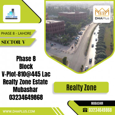 1 Kanal Residential Plot for Sale in Sector V -  Phase 8, Lahore - (DP-39181)