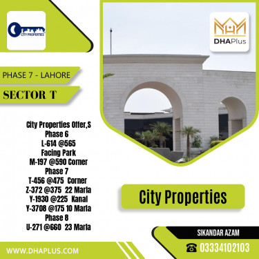 1 Kanal Residential Plot for Sale in Sector T -  Phase 7, Lahore - (DP-39212)