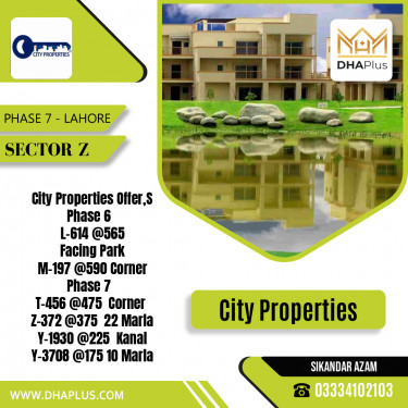 22 Marla Residential Plot for Sale in Sector Z -  Phase 7, Lahore - (DP-39213)