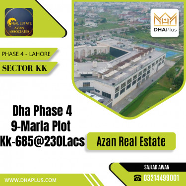 1 Kanal Residential Plot for Sale in Sector KK -  Phase 4, Lahore - (DP-39221)