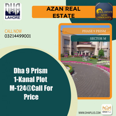 1 Kanal Residential Plot for Sale in Sector M -  Phase 9 Prism, Lahore - (DP-39222)