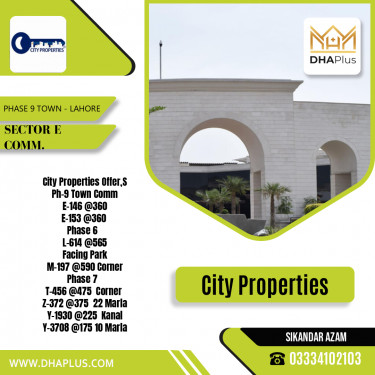 4 Marla Residential Plot for Sale in Sector E Commercial -  Phase 9 Town, Lahore - (DP-39227)