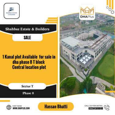 1 Kanal Residential Plot for Sale in Sector T -  Phase 8, Lahore - (DP-39287)