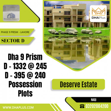 1 Kanal Residential Plot for Sale in Sector D -  Phase 9 Prism, Lahore - (DP-39289)