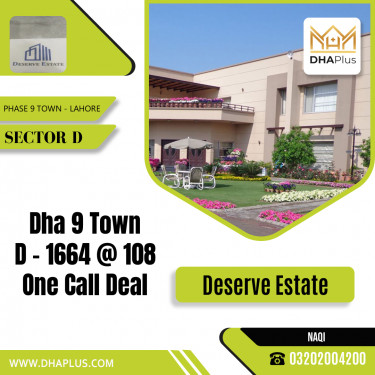 5 Marla Residential Plot for Sale in Sector D -  Phase 9 Town, Lahore - (DP-39292)
