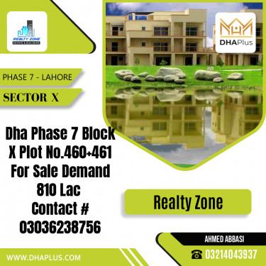 1 Kanal Residential Plot for Sale in Sector X -  Phase 7, Lahore - (DP-39300)