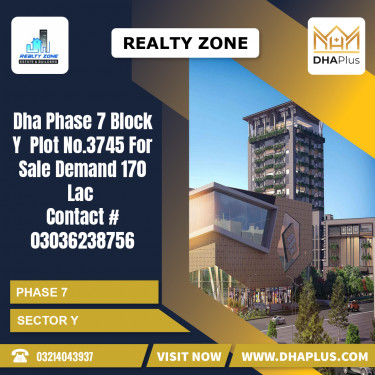 1 Kanal Residential Plot for Sale in Sector Y -  Phase 7, Lahore - (DP-39301)