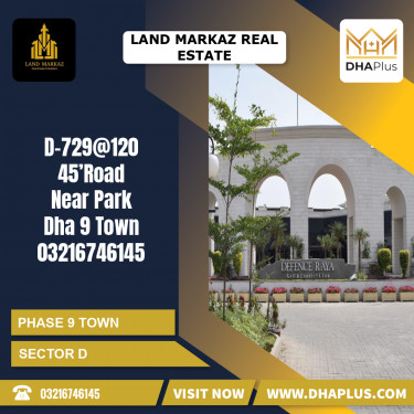 5 Marla Residential Plot for Sale in Sector D -  Phase 9 Town, Lahore - (DP-39326)