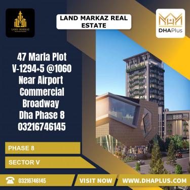 47 Marla Residential Plot for Sale in Sector V -  Phase 8, Lahore - (DP-39329)