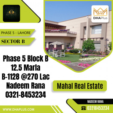 12.5 Marla Residential Plot for Sale in Sector B -  Phase 5, Lahore - (DP-39334)