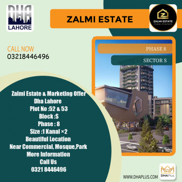 50 Marla Residential Plot for Sale in Sector S -  Phase 8, Lahore - (DP-39335)