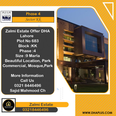 9 Marla Residential Plot for Sale in Sector KK -  Phase 4, Lahore - (DP-39378)