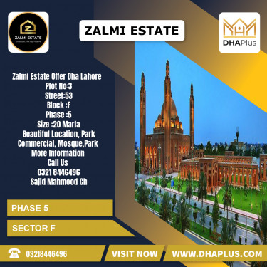 20 Marla Residential Plot for Sale in Sector F -  Phase 5, Islamabad - (DP-39381)