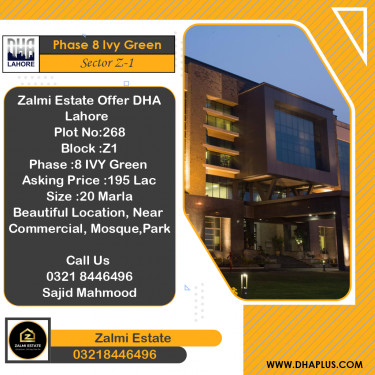 1 Kanal Residential Plot for Sale in Sector Z-1 -  Phase 8 Ivy Green, Lahore - (DP-39415)