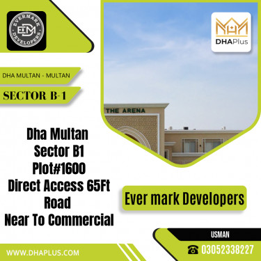 10 Marla Residential Plot for Sale in Sector B-1 -  DHA Multan, Multan - (DP-39433)