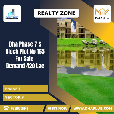 1 Kanal Residential Plot for Sale in Sector S -  Phase 7, Lahore - (DP-39442)