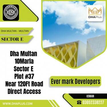 10 Marla Residential Plot for Sale in Sector E -  DHA Multan, Multan - (DP-39460)