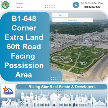 10 Marla Residential Plot for Sale in Sector B-1 -  DHA Multan, Multan - (DP-39475)